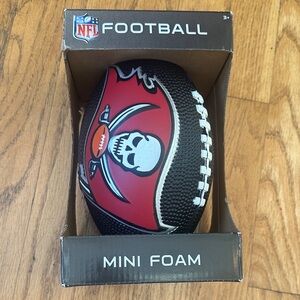 NFL Mini Foam Football - Red, Black, White